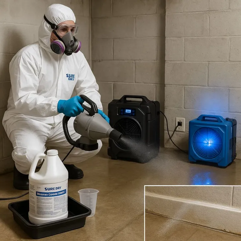 Sanitization and Odor Removal process in Fremont, MI