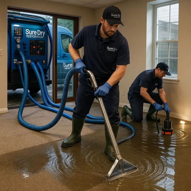 Water Extraction and Removal process in Fremont, MI